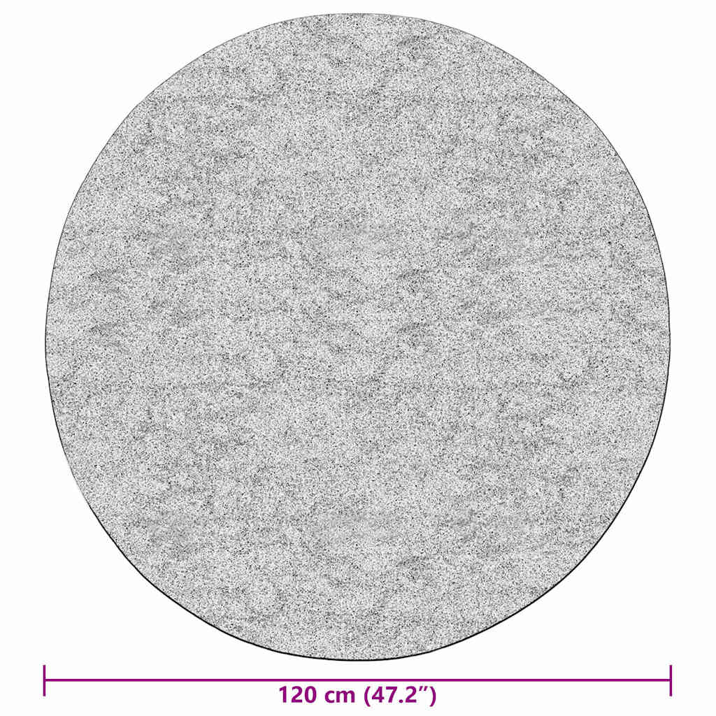Szürke mosható szőnyeg φ 120 cm