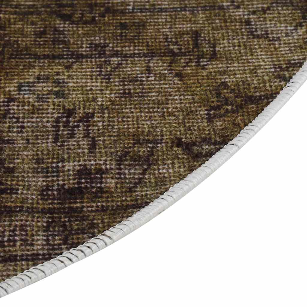 Többszínű foltvarrott mosható szőnyeg φ120 cm