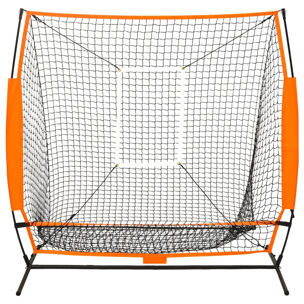 Fekete multisport/baseball gyakorlóháló 174 x 76 x 158,5 cm