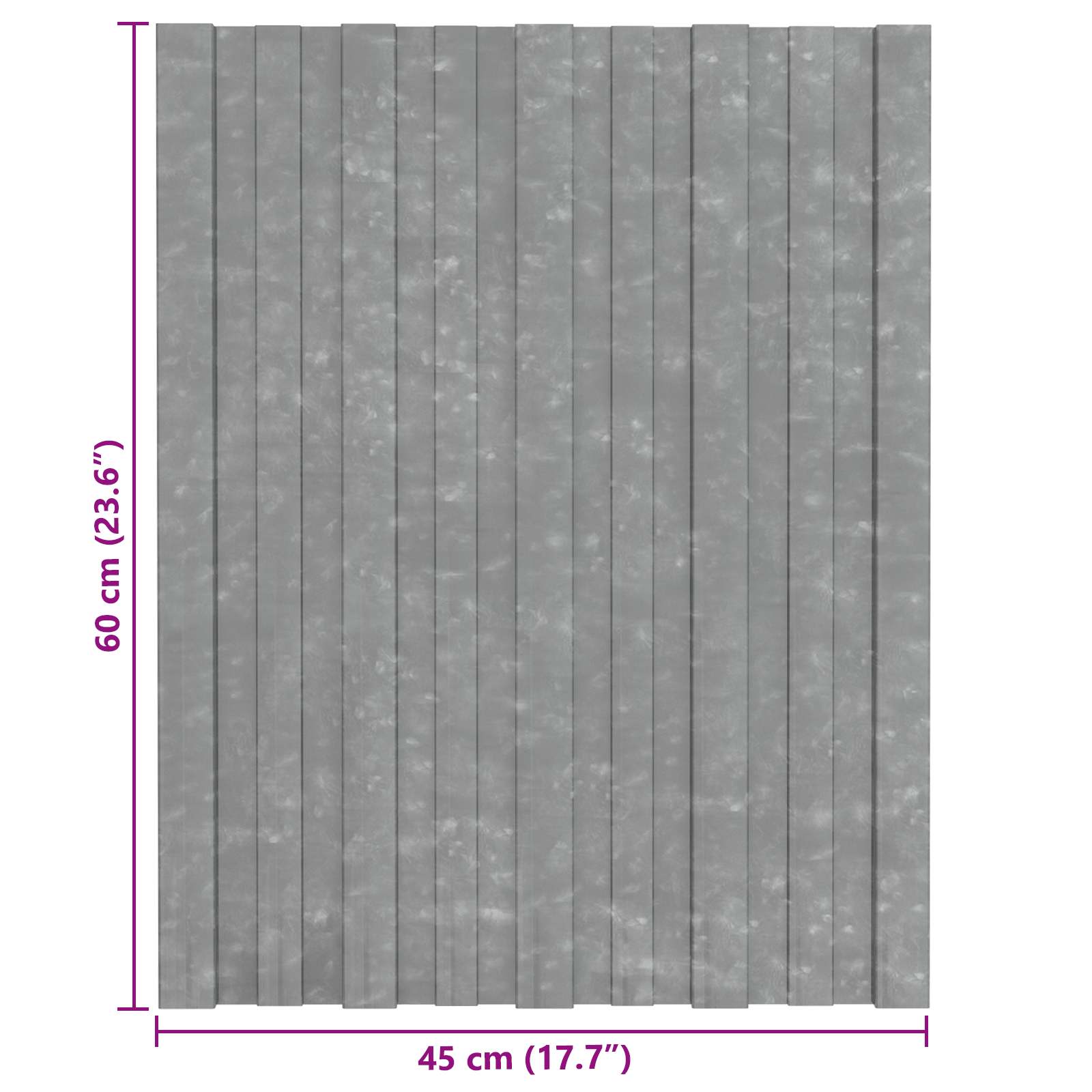 Tetőpanel 36 pcs ezüst 60 x 45 cm horganyzott acél