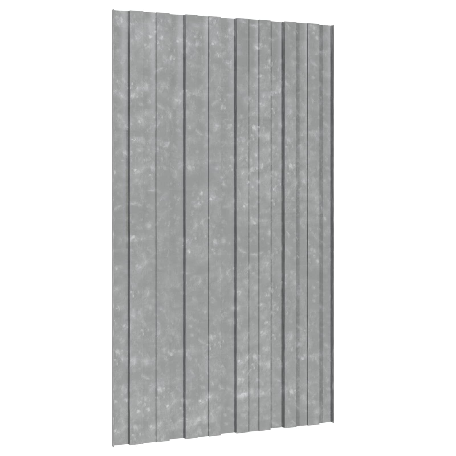 Tetőpanel 12 pcs ezüst 80 x 45 cm horganyzott acél