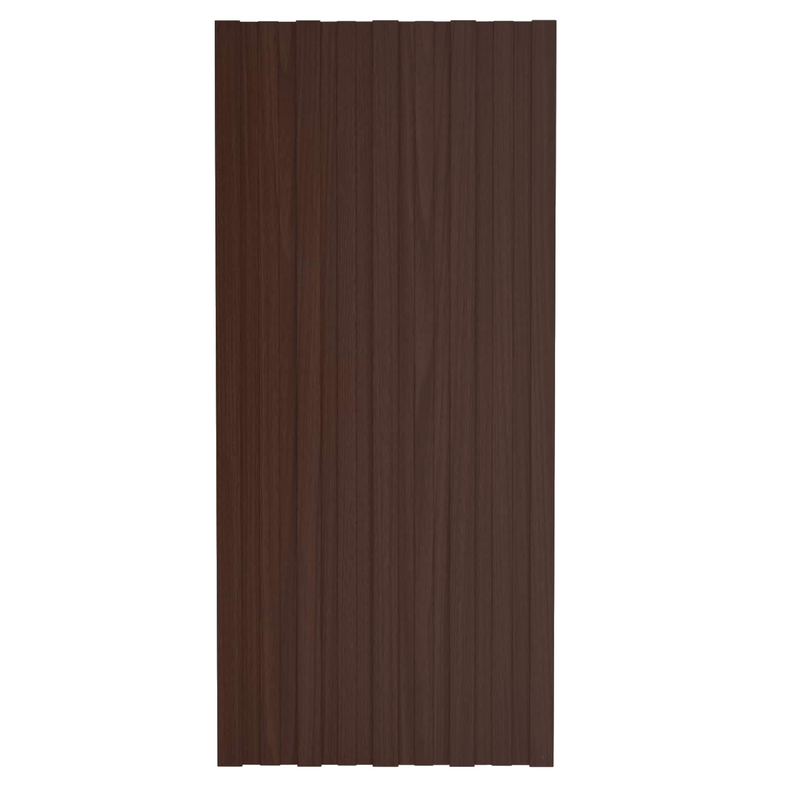 Tetőpanel 12 pcs barna 100 x 45 cm horganyzott acél