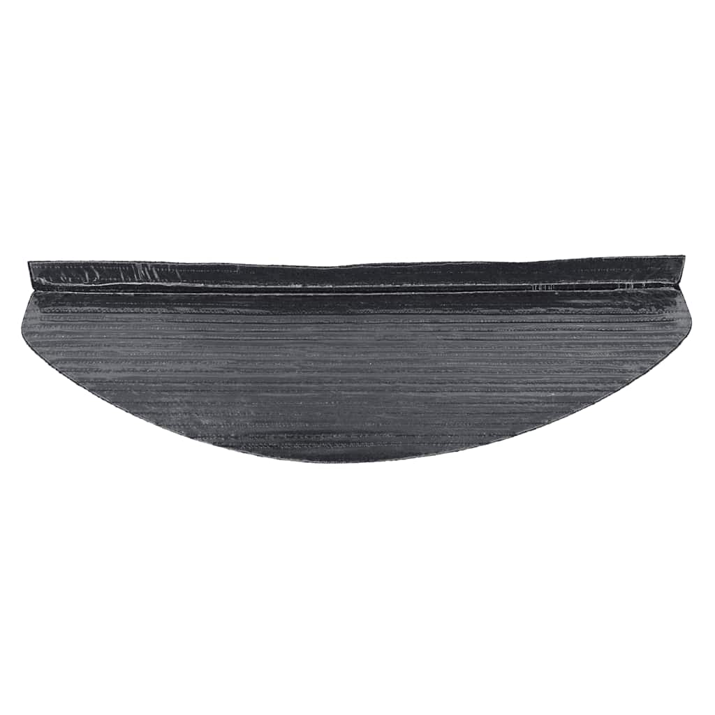 15 db fekete öntapadó lépcsőszőnyeg 56x17x3 cm