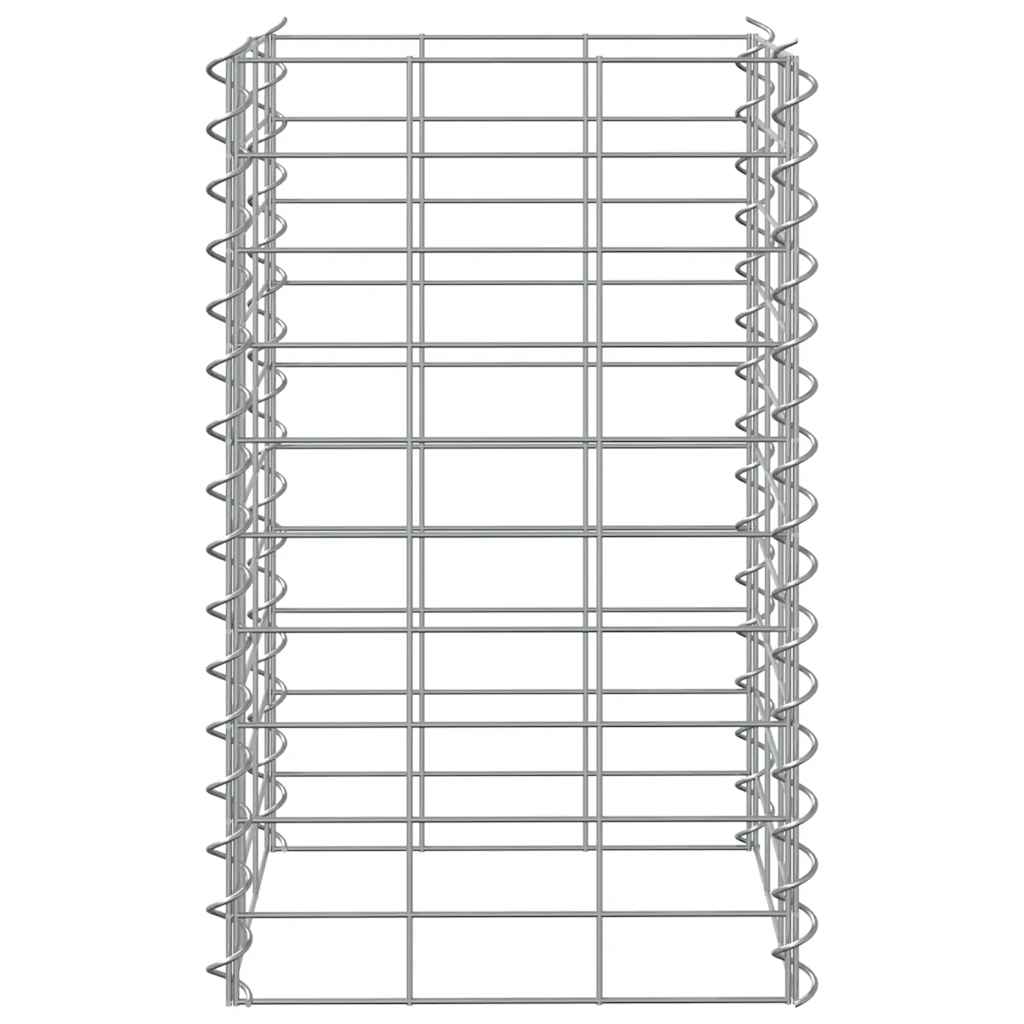 3 db vas gabion magaságyás 30 x 30 x 50 cm