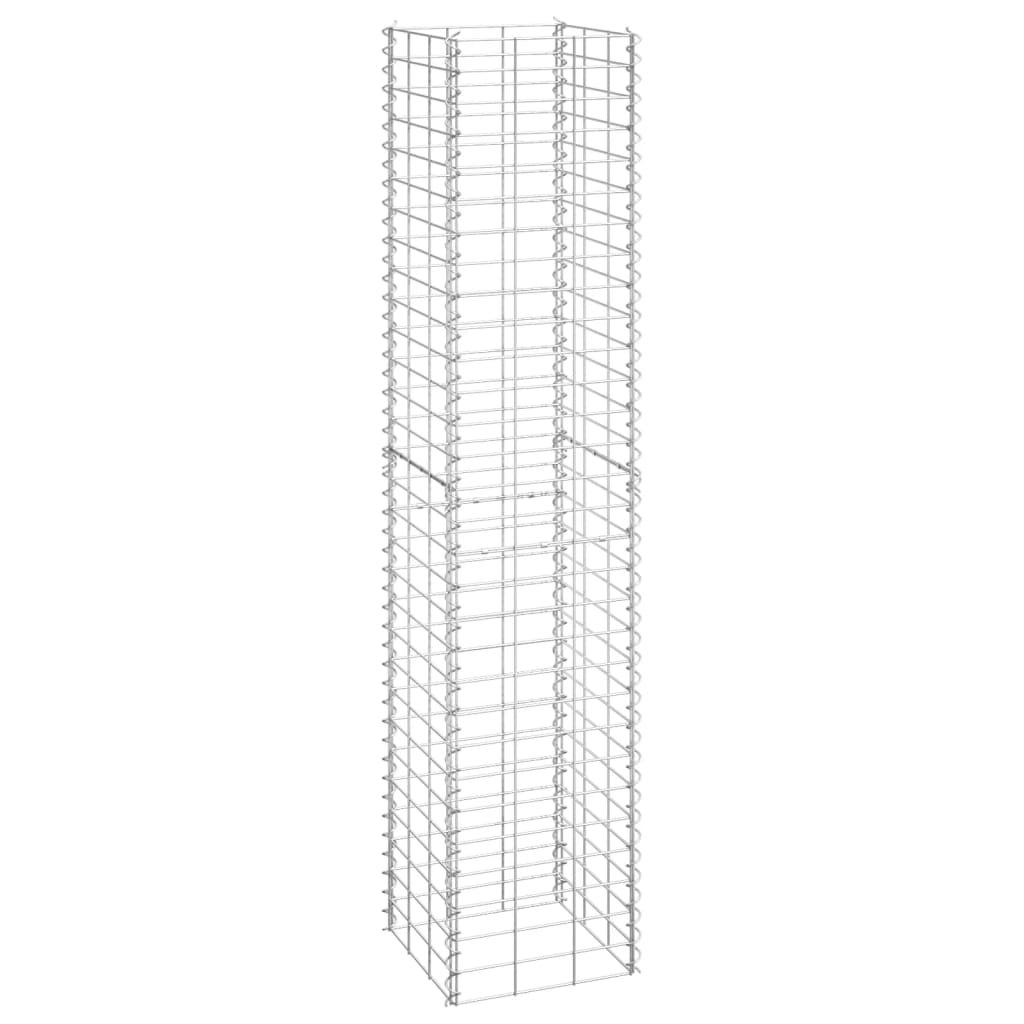 3 db vas gabion magaságyás 30 x 30 x 150 cm
