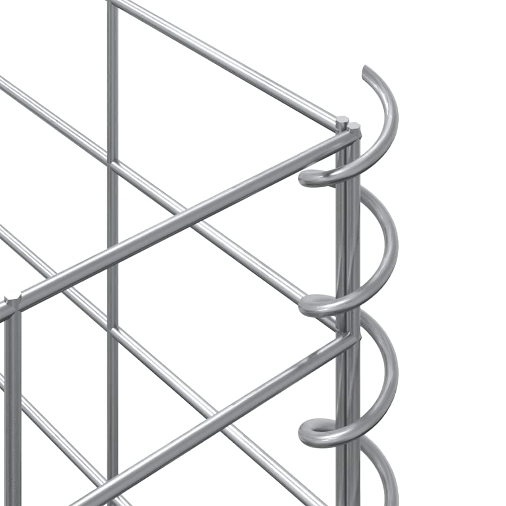 3 db vas gabion magaságyás 30 x 30 x 150 cm