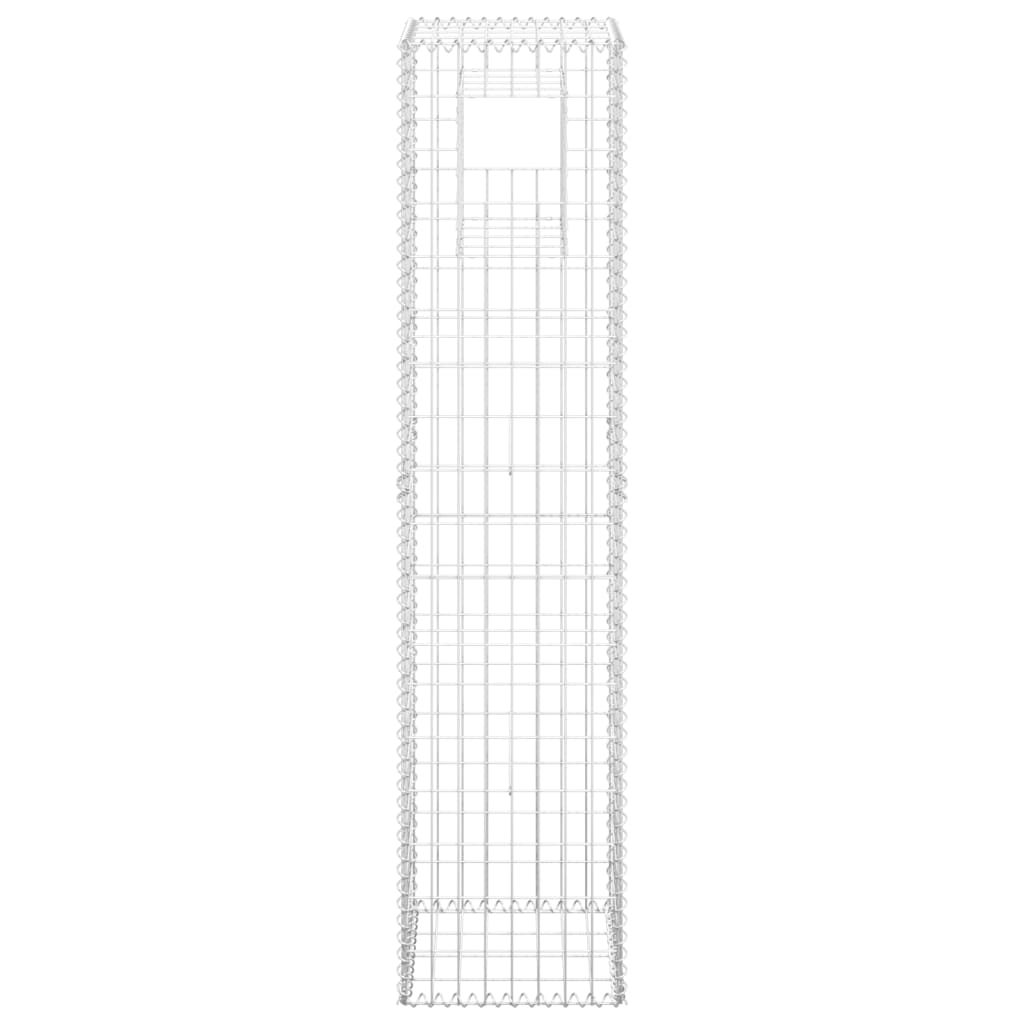 2 db vas gabionkosaras oszlop 40 x 40 x 180 cm 2 db vas gabionkosaras oszlop 40 x 40 x 180 cm