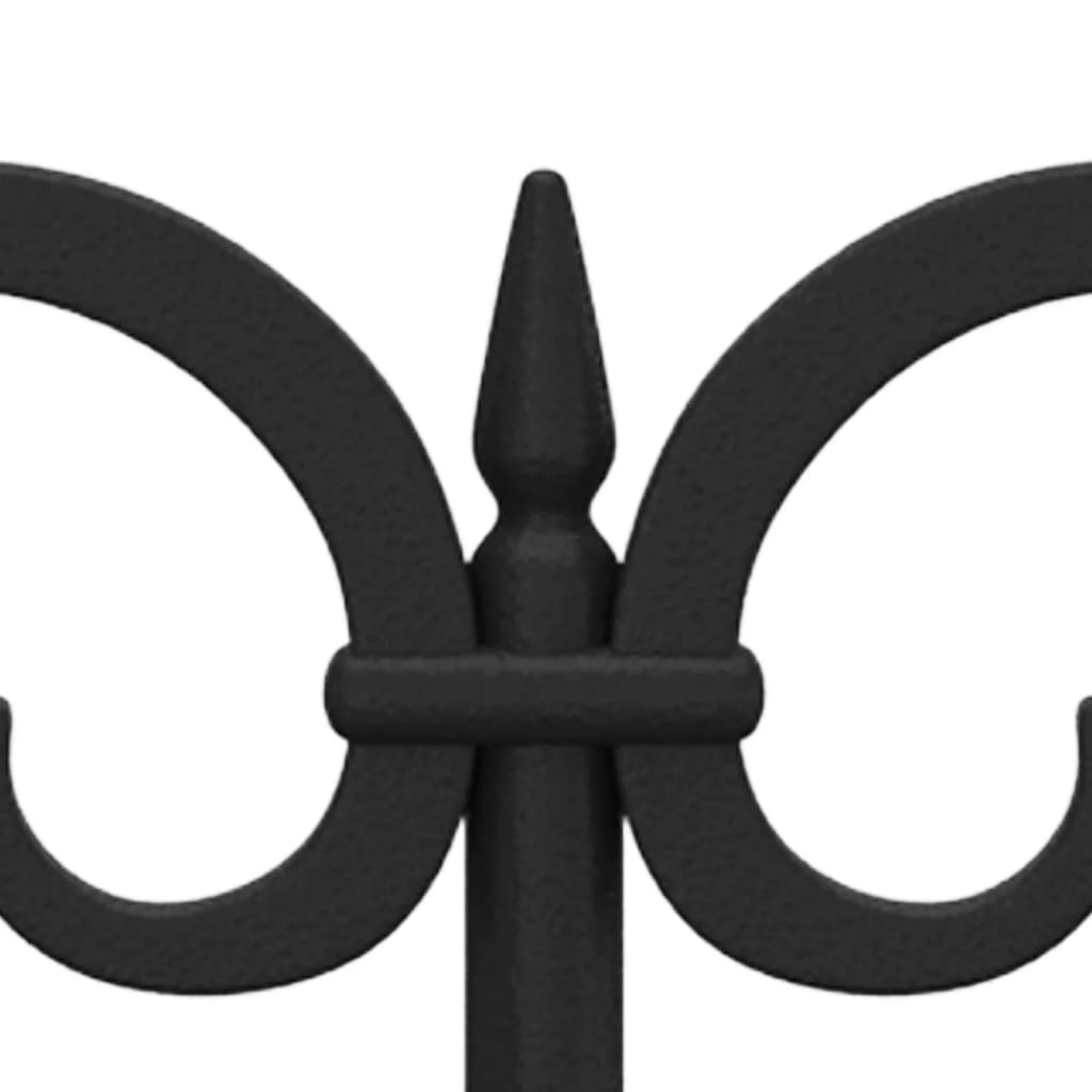 17 db fekete polipropilén gyepszegély 10 m