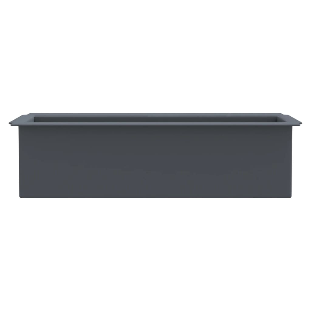 12 db szürke polipropilén virágláda raklapokhoz 36x13,5x9,5 cm 12 db szürke polipropilén virágláda raklapokhoz 36x13,5x9,5 cm