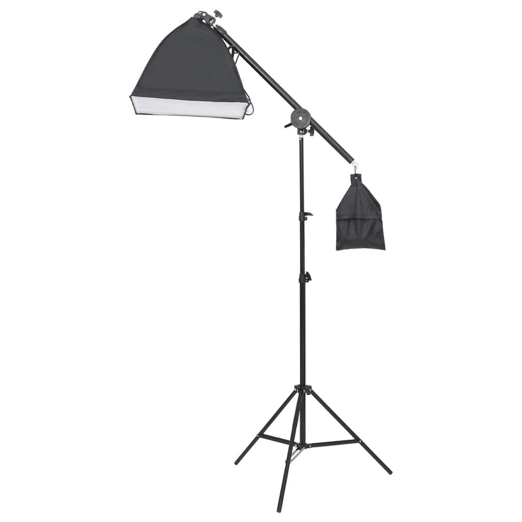 Stúdiólámpaszett háromlábú állvánnyal és softbox-szal