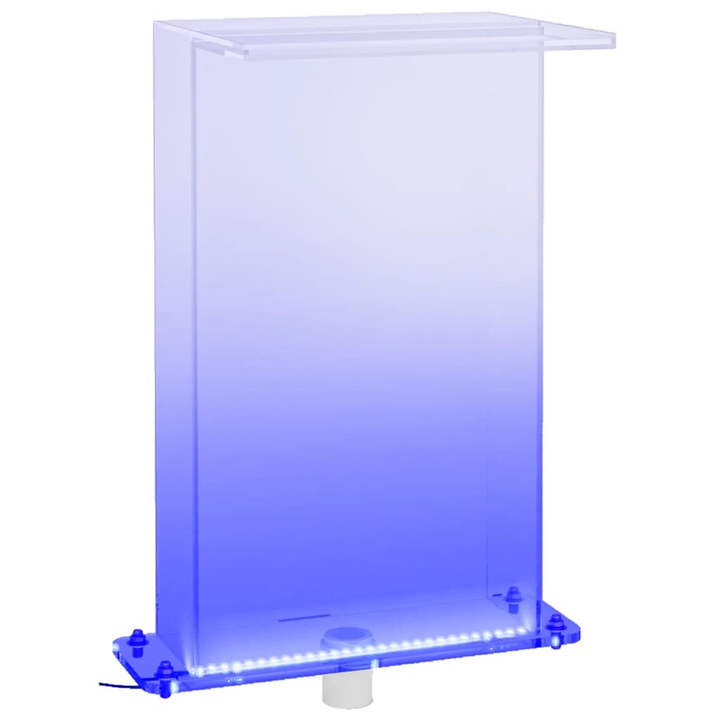 Akril medenceszökőkút rgb led-ekkel 51 cm Akril medenceszökőkút rgb led-ekkel 51 cm