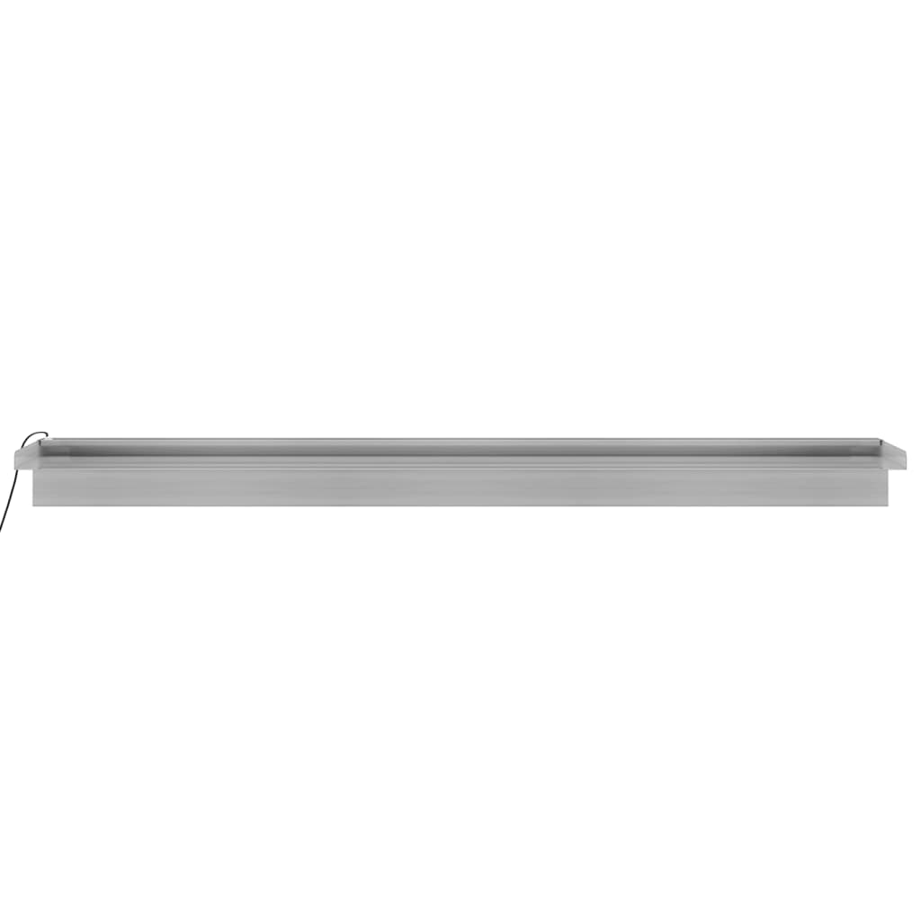 Rozsdamentes acél vízeséskifolyó rgb led-ekkel 108 cm Rozsdamentes acél vízeséskifolyó rgb led-ekkel 108 cm