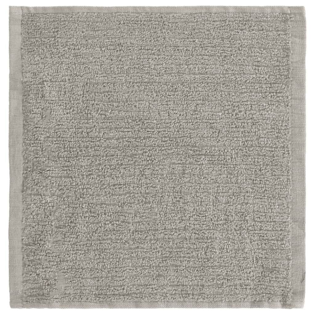 12-részes szürke pamut törölközőszett