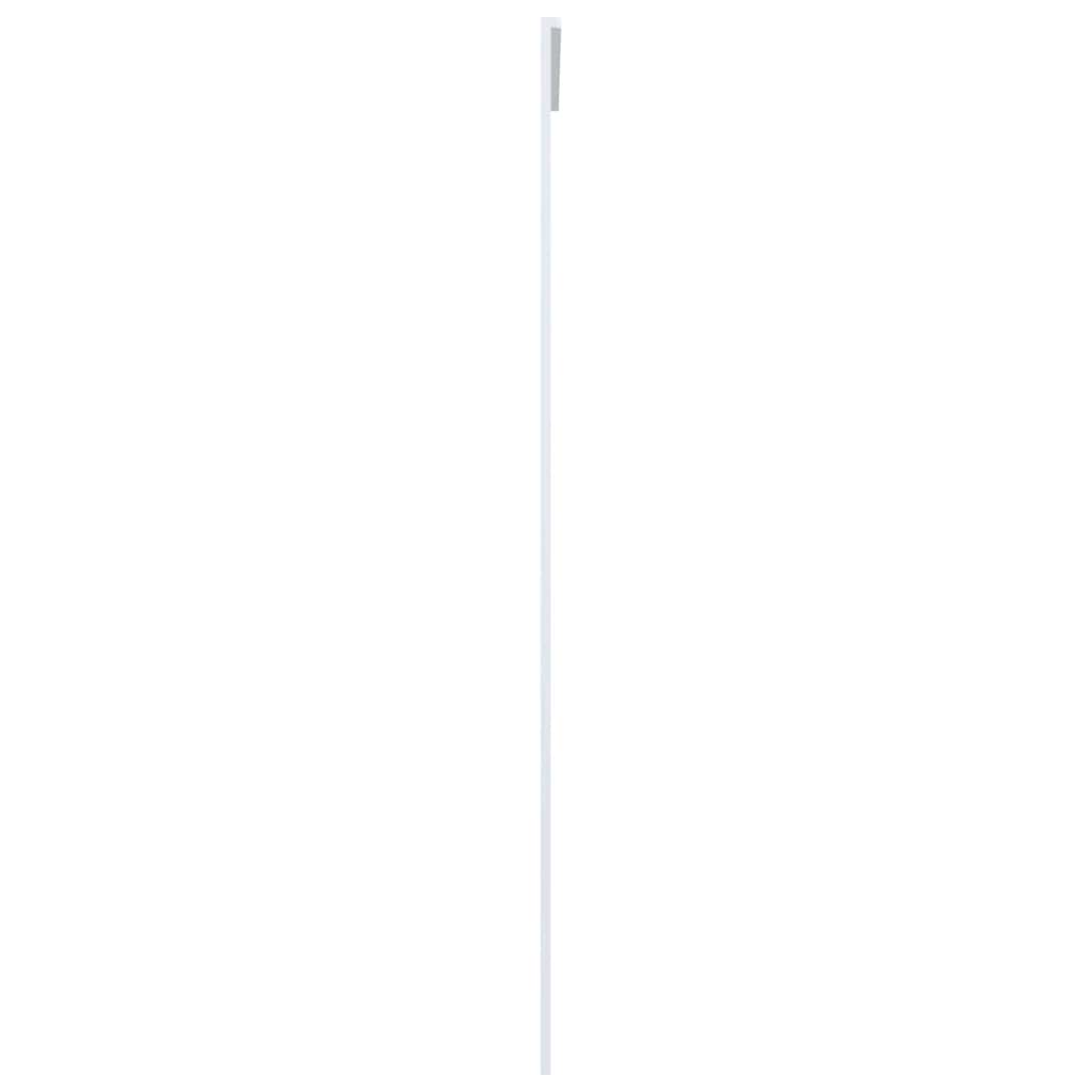 Fehér esg üveg és alumínium tolóajtó 90x205 cm