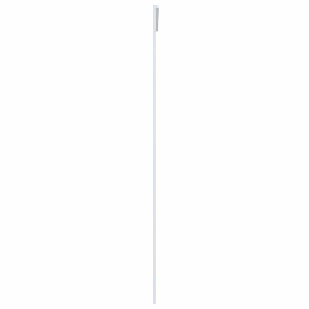 Fehér matt esg üveg és alumínium tolóajtó 90x205 cm