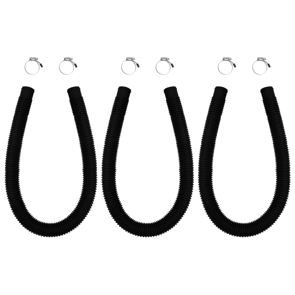 3 db ívelt napelemes medencefűtő panel 72,5 x 46 cm