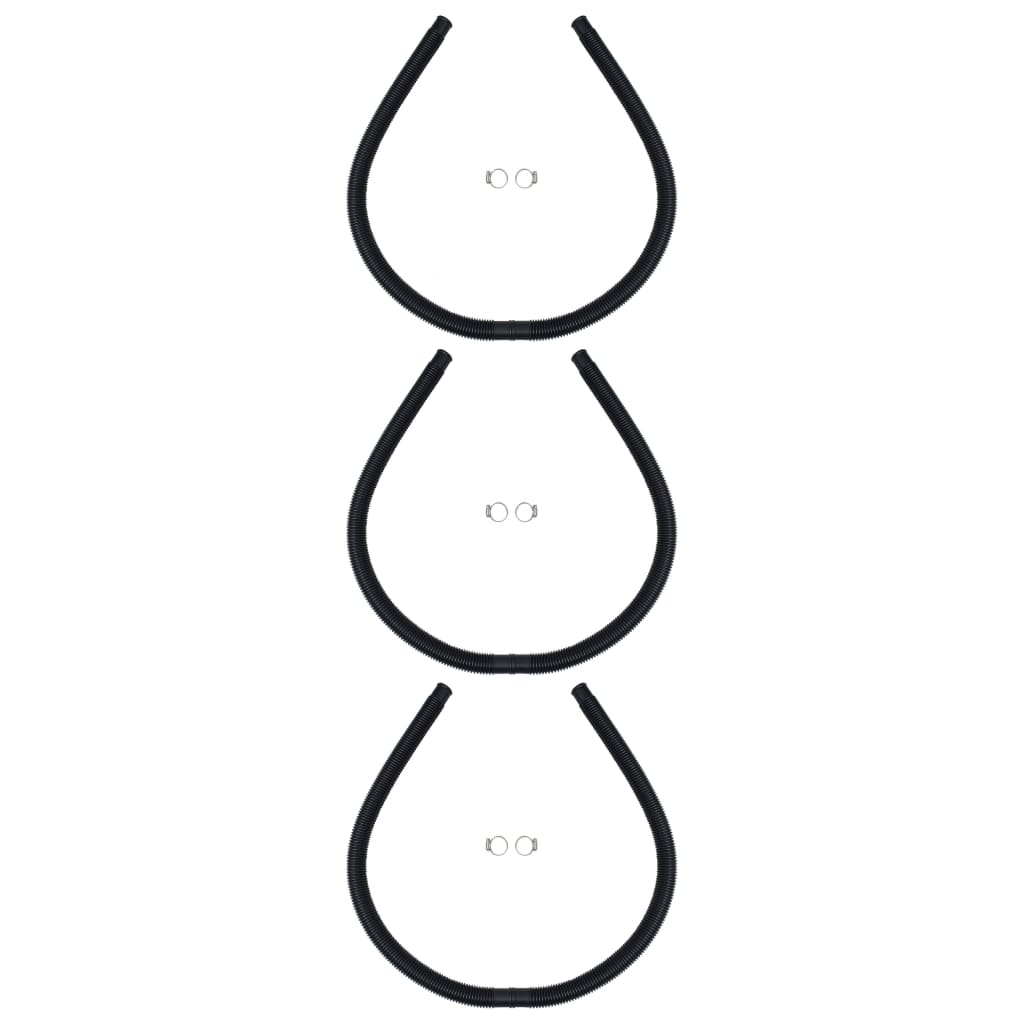 3 db ívelt napelemes medencefűtő panel 110 x 65 cm