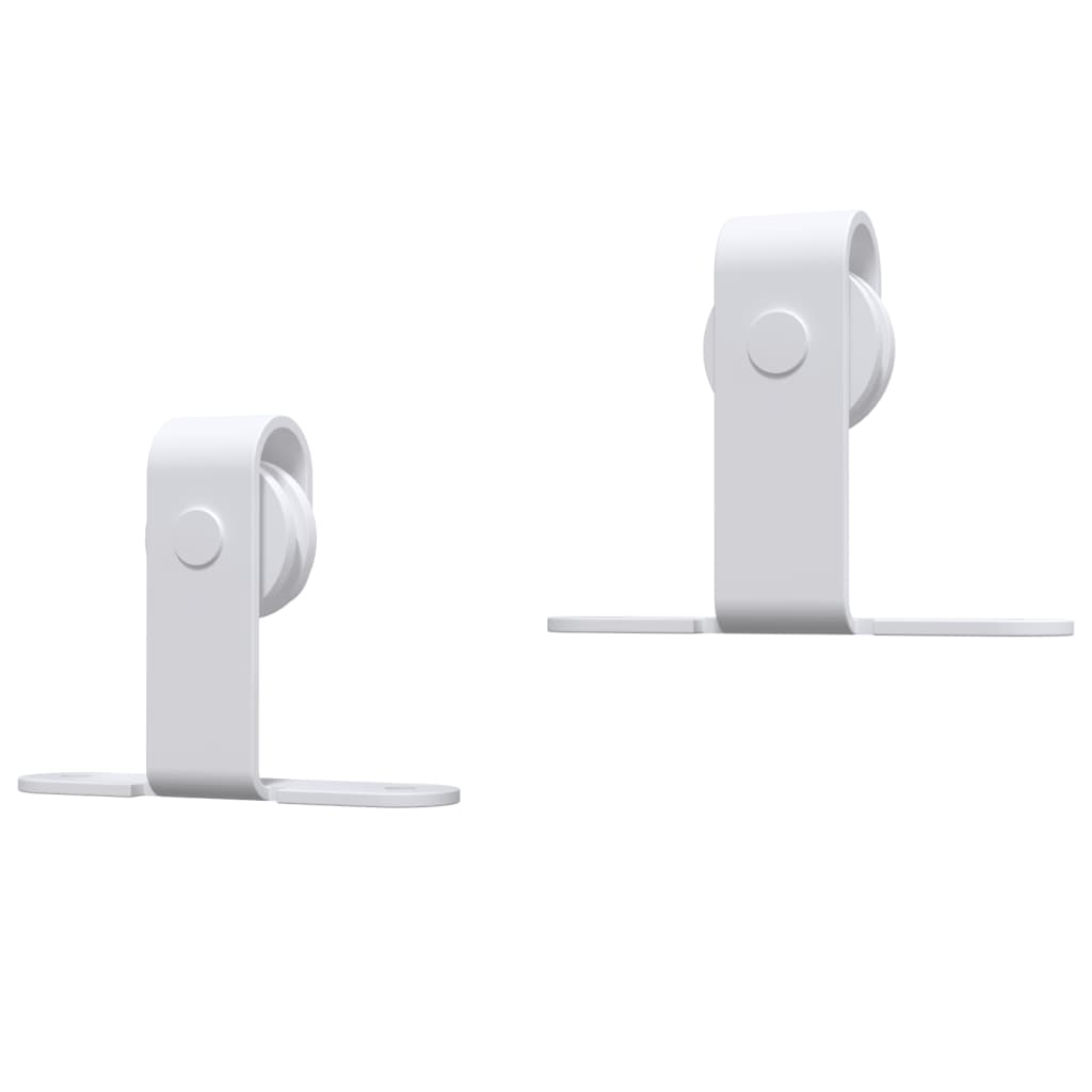 Fehér szénacél mini tolóajtós szekrény szerelék szett 200 cm