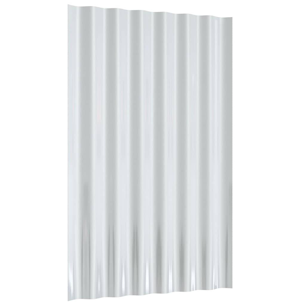 12 db antracitszürke horganyzott acél tetőpanel 60x36 cm