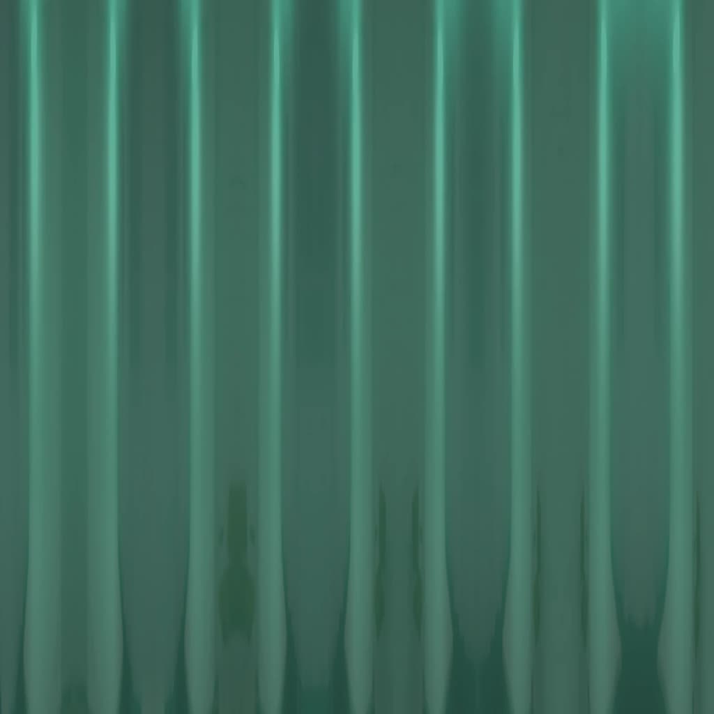 36 db zöld porszórt acél tetőpanel 60x36 cm