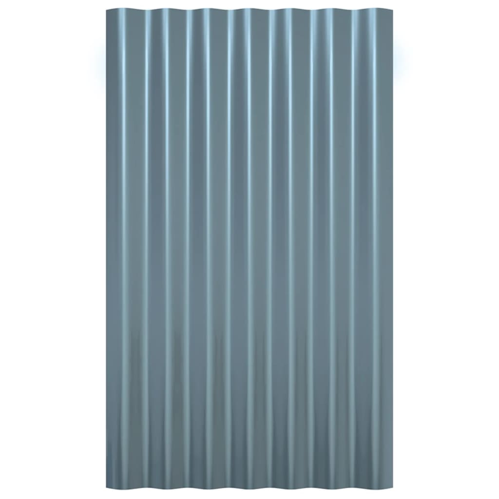 36 db szürke horganyzott acél tetőpanel 60x36 cm