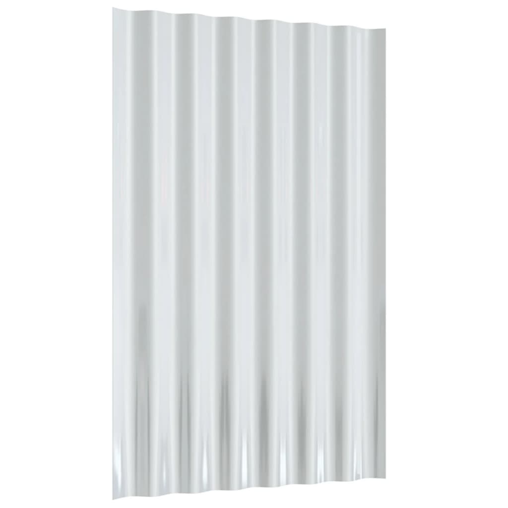 36 db szürke horganyzott acél tetőpanel 60x36 cm