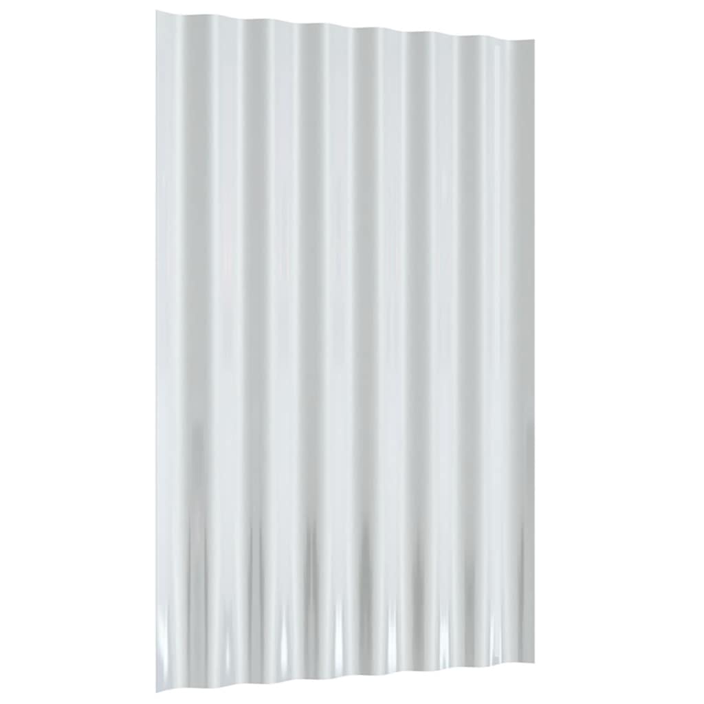 36 db antracitszürke horganyzott acél tetőpanel 60x36 cm