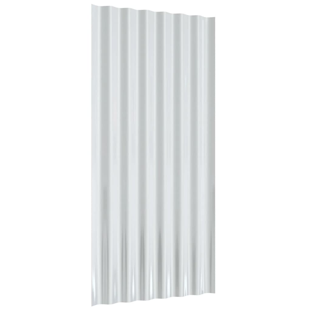 12 db antracitszürke porszórt acél tetőpanel 80x36 cm
