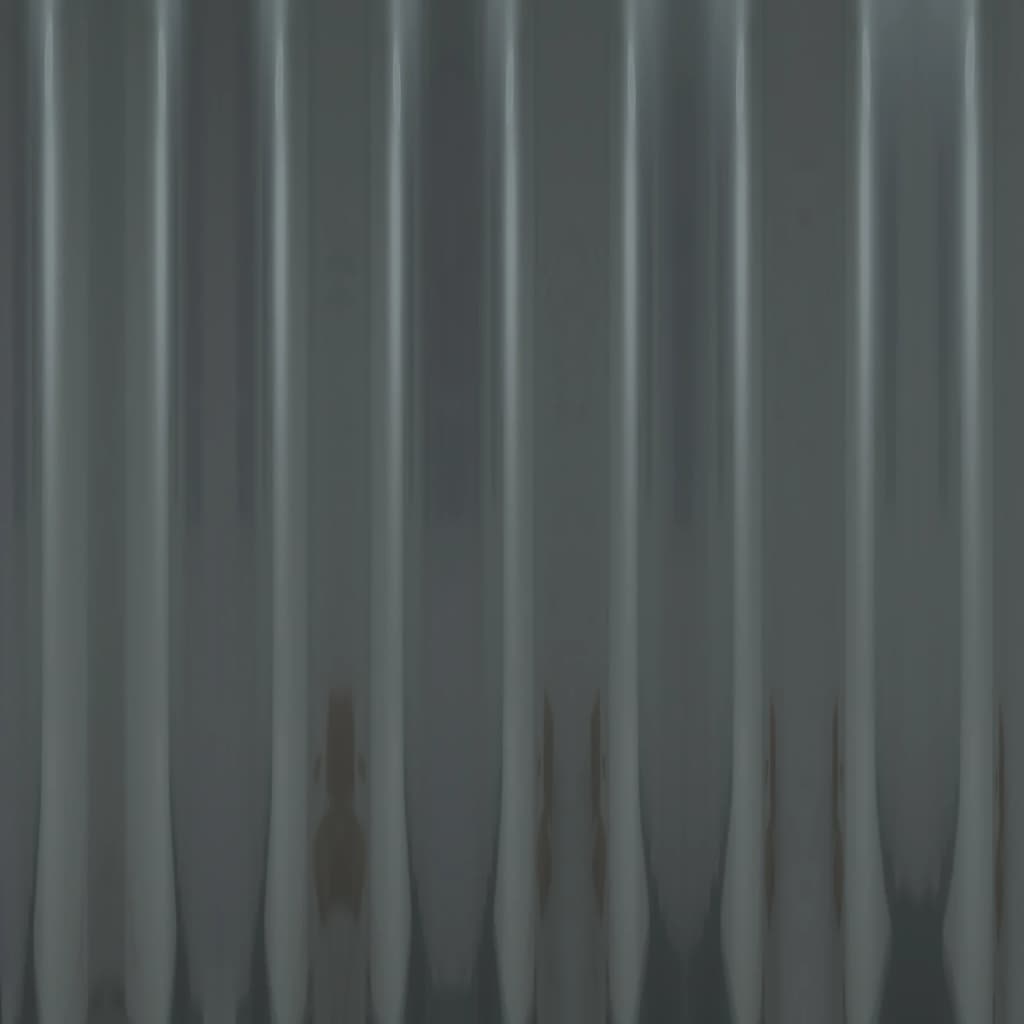 12 db antracitszürke porszórt acél tetőpanel 80x36 cm