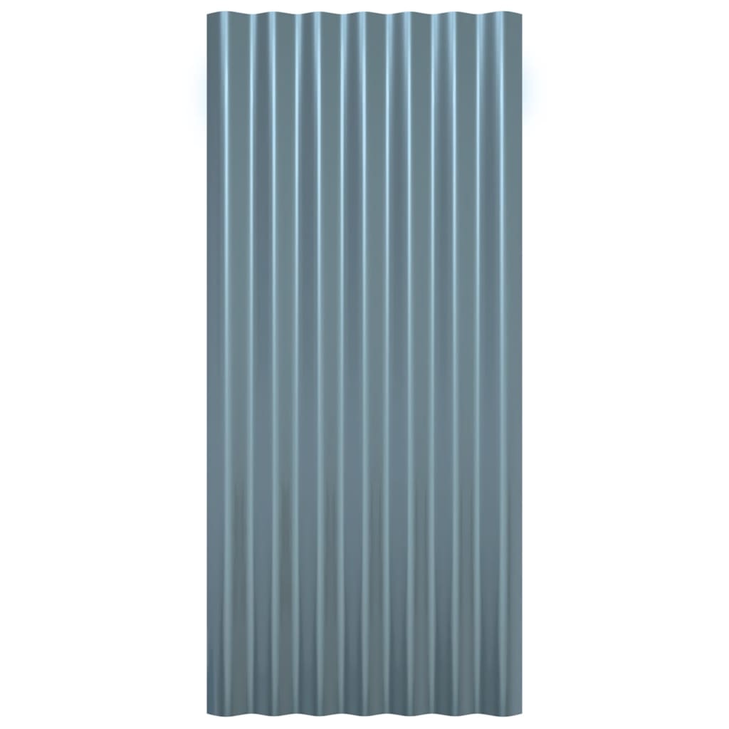 36 db szürke horganyzott acél tetőpanel 80x36 cm