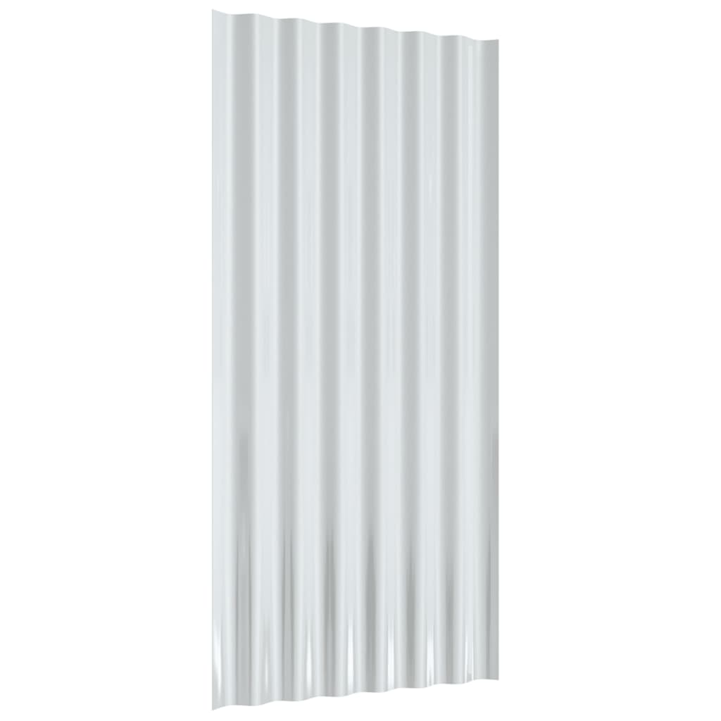 36 db szürke horganyzott acél tetőpanel 80x36 cm