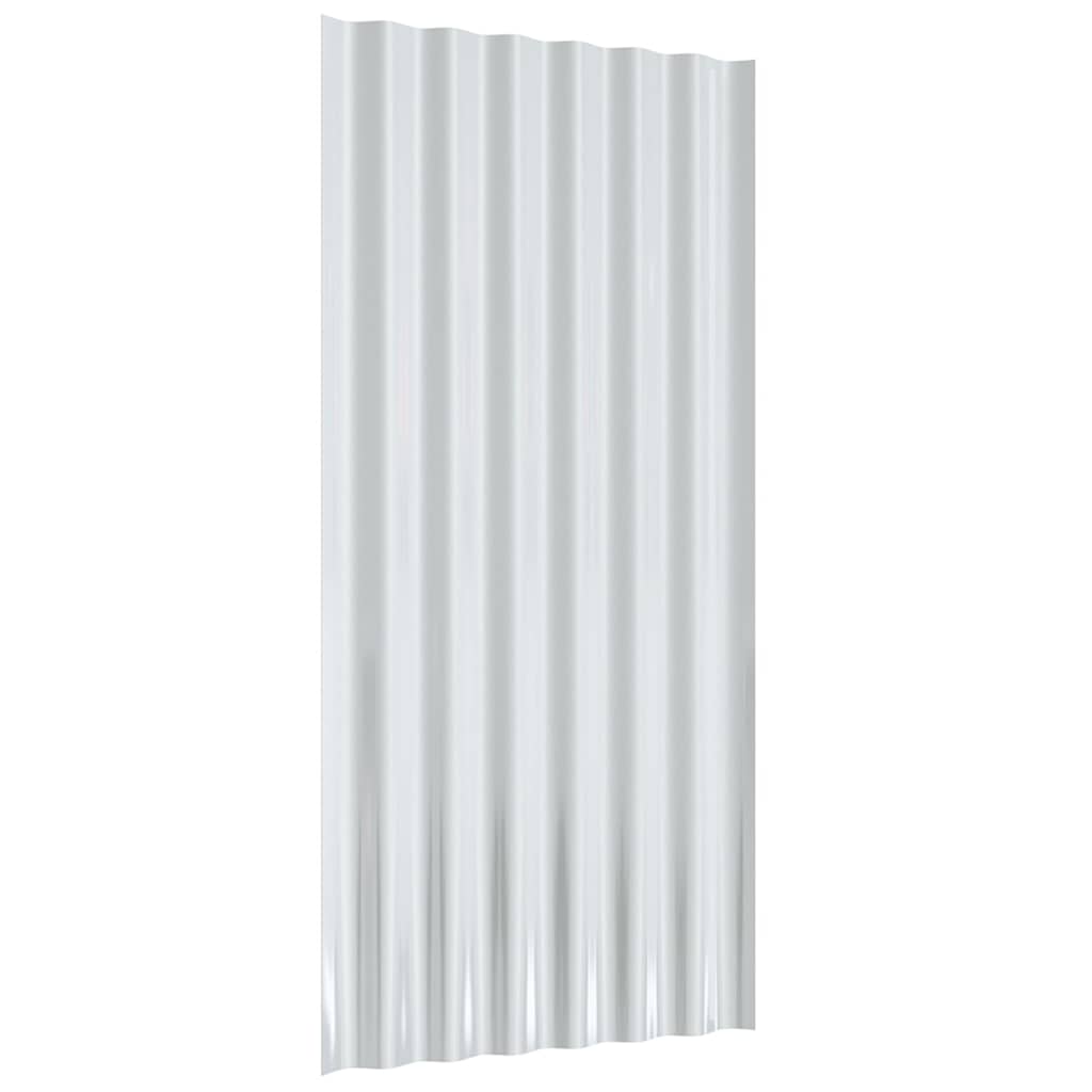 36 db antracitszürke horganyzott acél tetőpanel 80x36 cm