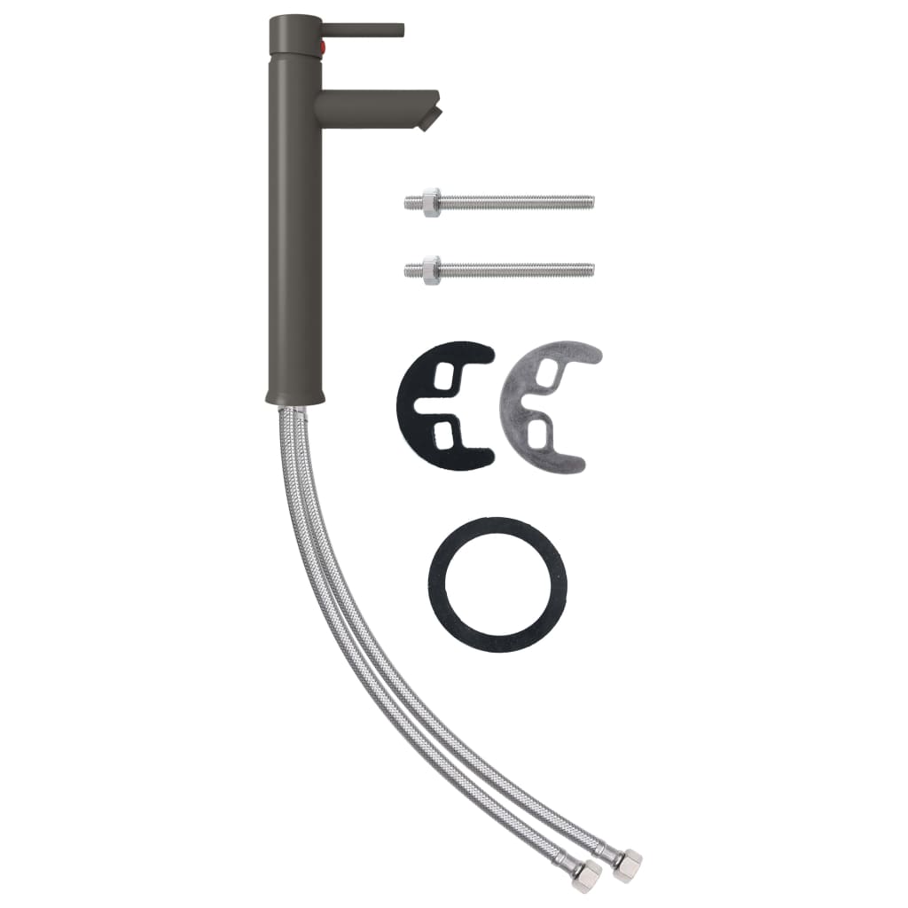 Edzett üveg mosdókagyló csapteleppel és leeresztőszeleppel