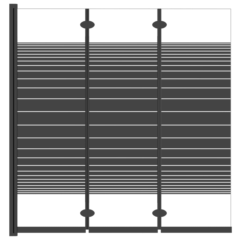 3 paneles fekete esg összecsukható zuhanyparaván 130 x 130 cm 3 paneles fekete esg összecsukható zuhanyparaván 130 x 130 cm