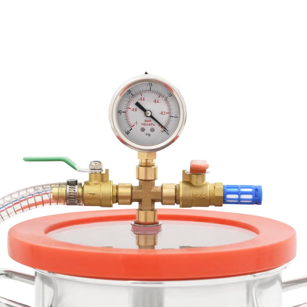 Vákuumkamra kétfokozatú szivattyúval 3,7 l