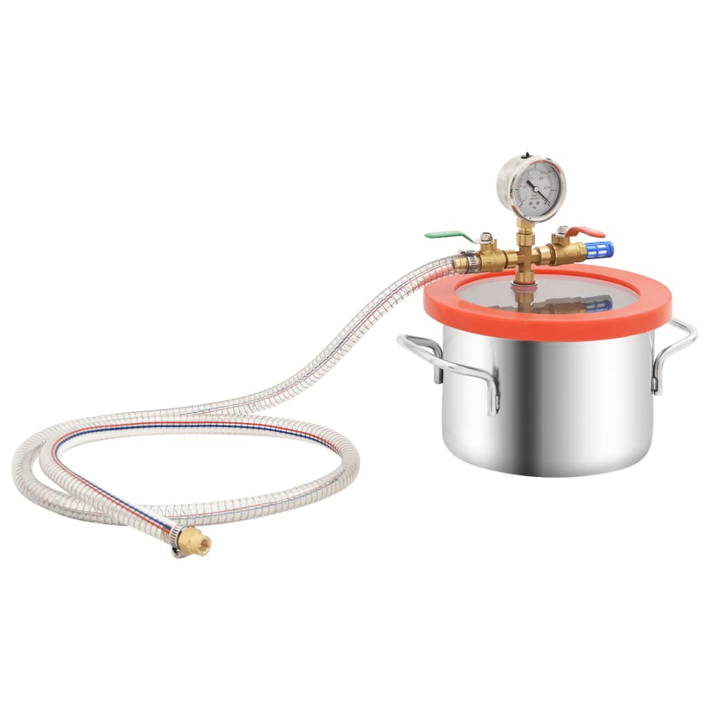 Vákuumkamra kétfokozatú szivattyúval 3,7 l