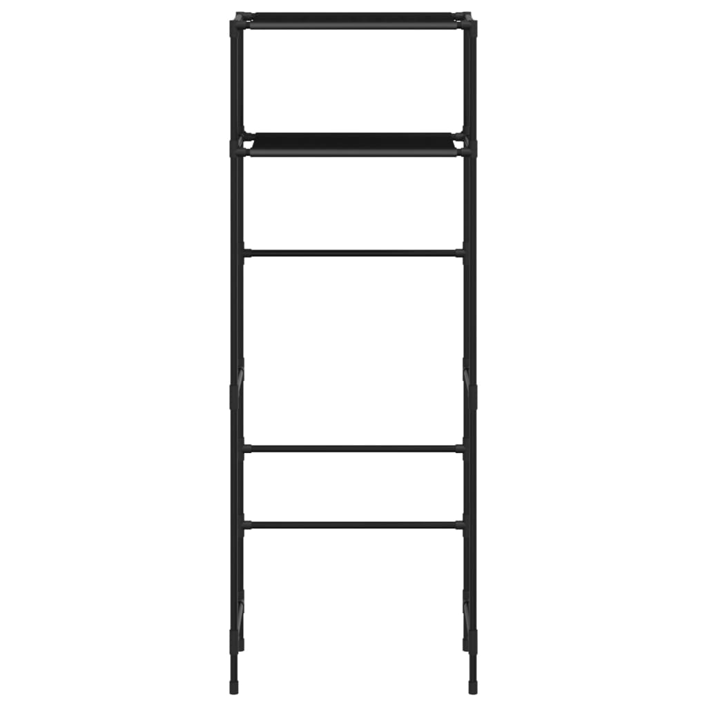 2 szintes fekete vas wc feletti tárolóállvány 53,5x28x143 cm 2 szintes fekete vas wc feletti tárolóállvány 53,5x28x143 cm