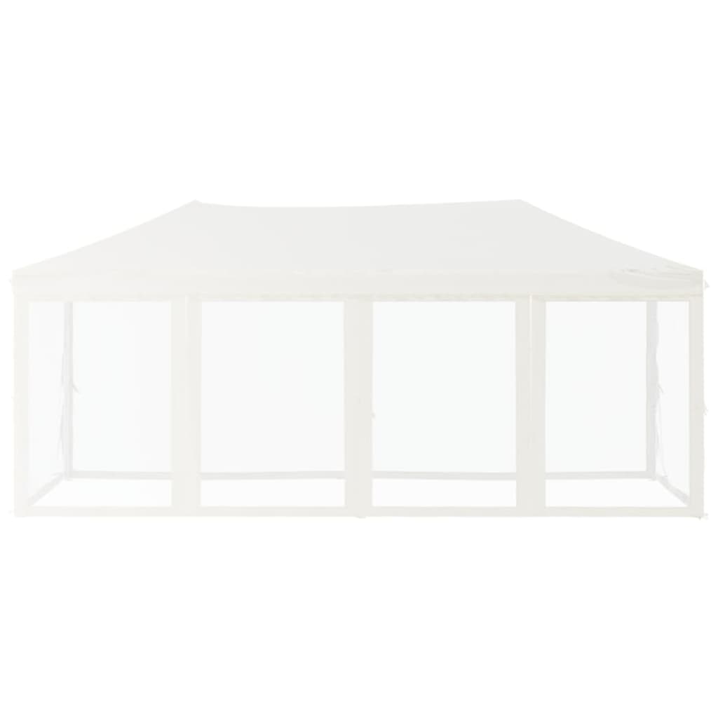 Fehér összecsukható rendezvénysátor oldalfalakkal 3x6 m
