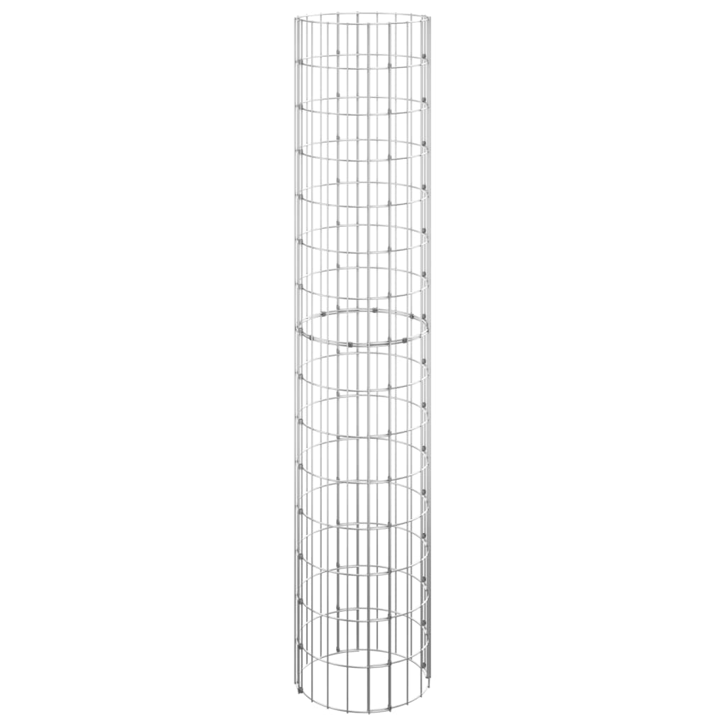 3 db kör alakú horganyzott acél gabion magaságyás ø30 x 150 cm