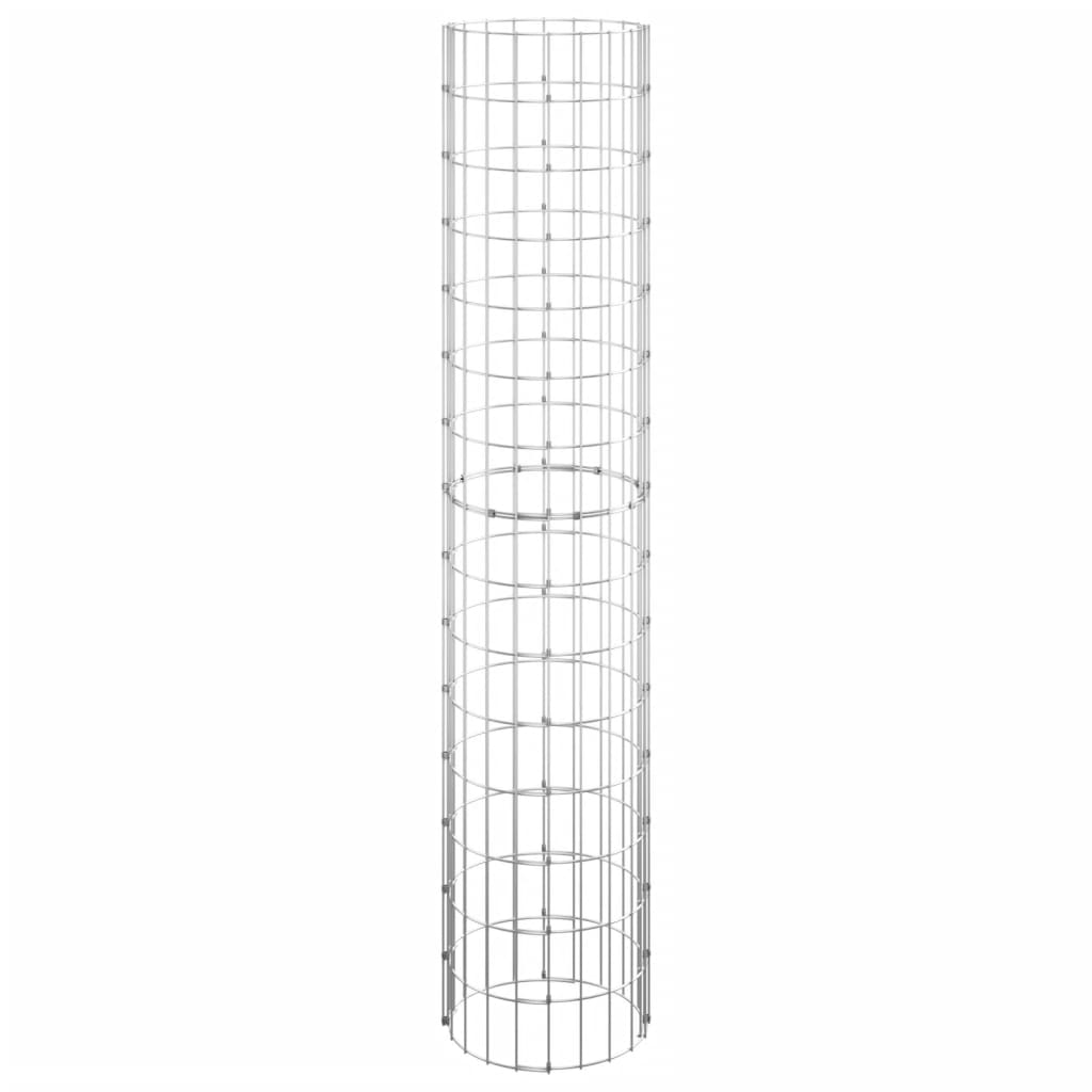 3 db kör alakú horganyzott acél gabion magaságyás ø30 x 150 cm