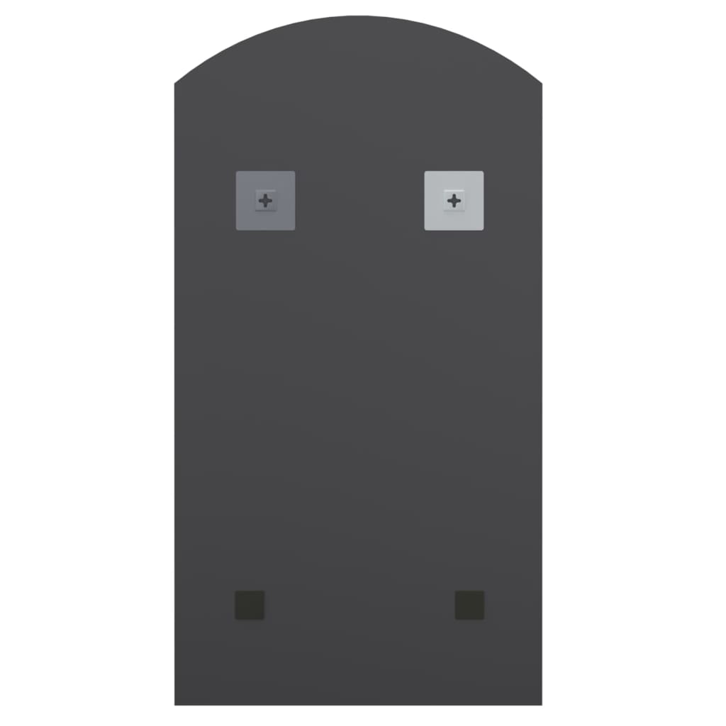 Ívelt üvegtükör led-lámpákkal 90 x 45 cm