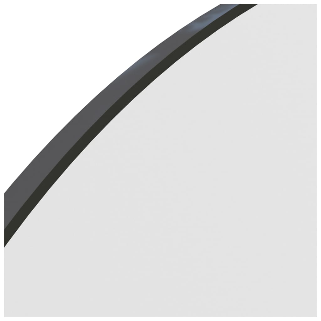 Ívelt üvegtükör led-lámpákkal 90 x 45 cm