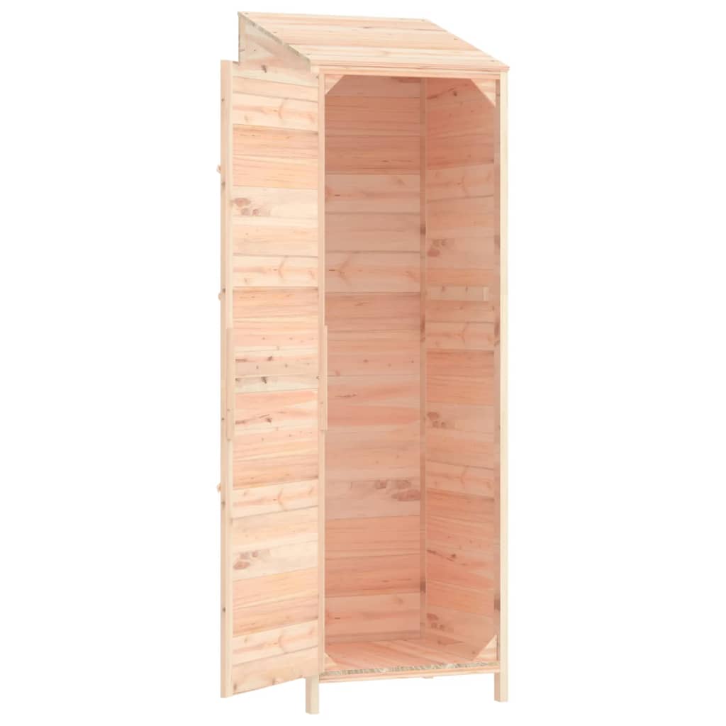 Tömör fenyőfa kerti fészer 55x52x174,5 cm