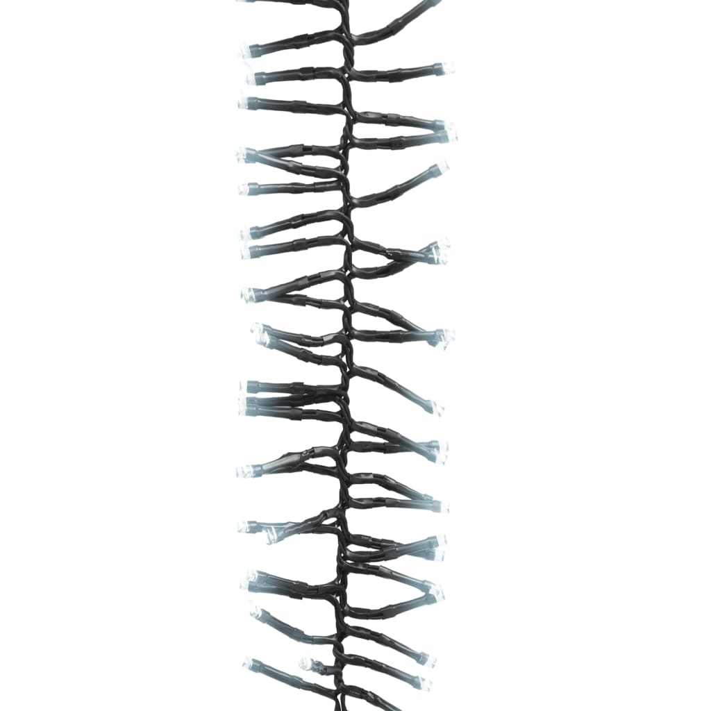 Hideg fehér fényű fürtös pvc led-szalag 3000 led-del 23 m