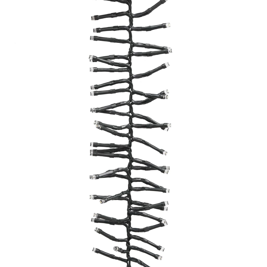 Kék fényű fürtös pvc led-szalag 3000 led-del 23 m