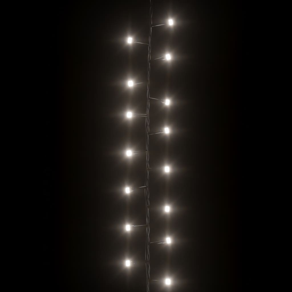 Hideg fehér fényű kompakt pvc led-szalag 400 led-del 13 m