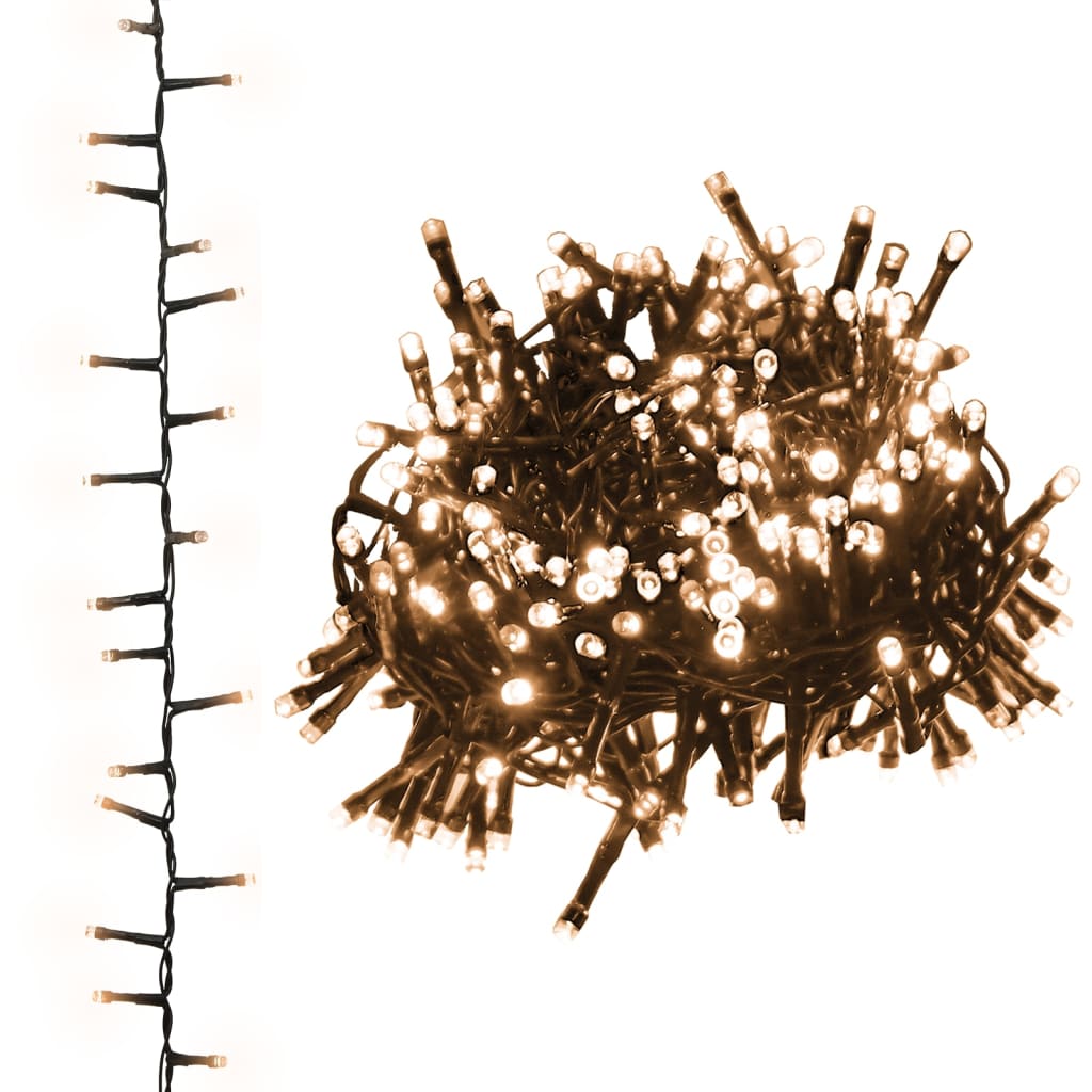 Meleg fehér fényű kompakt pvc led-szalag 1000 led-del 25 m