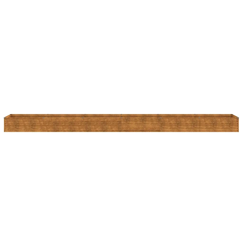 Corten acél kerti magaságyás 580 x 50 x 36 cm