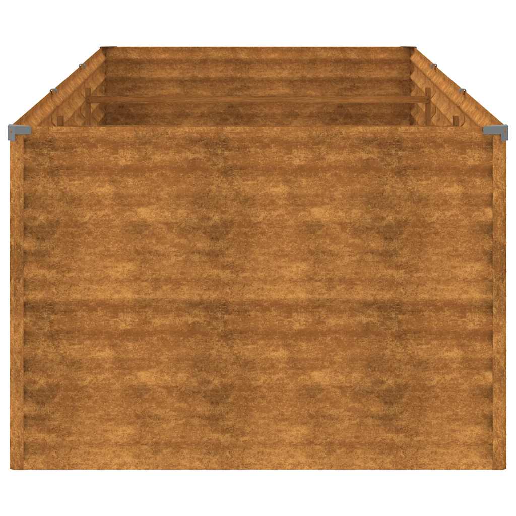 Corten acél kerti magaságyás 290x100x69 cm