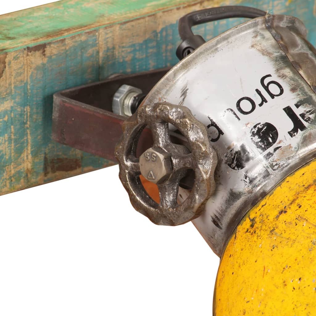 Többszínű ipari falilámpa 45 x 25 cm e27